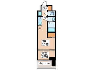 セレニテ難波グランデノールの物件間取画像